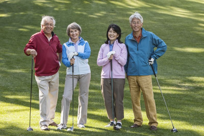 why golf is a favorite game for seniors